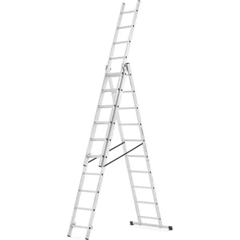 Žebřík Higher Hliníkový žebřík 3x10 příček 6,04 m třídílný 6310