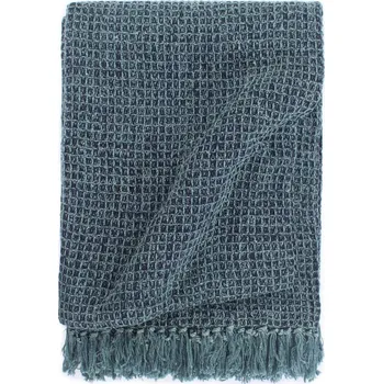 Prostěradlo Přikrývka VidaXL 220 x 250 cm modrá kostka