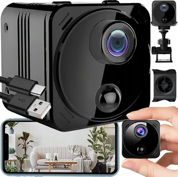 IP kamera MINI ŠPIÓNÍ KAMERA MONITOROVACÍ SMART SKRYTÁ WIFI 4K NEJLEPŠÍ
