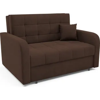 Sedací souprava Rozkládací pohovka HAVEN II Hnědá