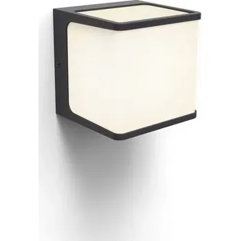 Venkovní osvětlení Venkovní nástěnné svítidlo Lutec šedé s integrovaným LED zdrojem 15 W