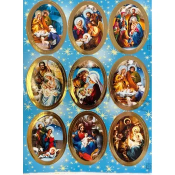 samolepka Samolepky – Vánoce (modré)