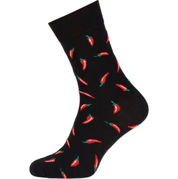 EVONA a.s. Zábavné ponožky EVONA PON COLORS | papričky Velikost: 41-45