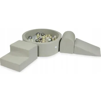 Dětské hřiště Pěnové dětské hřiště s kulatým bazénkem 90x30 cm, světlé