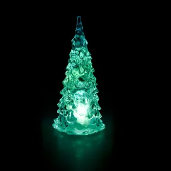 Vánoční dekorace LED vánoční stromek figurka 12,5 cm - Vánoce