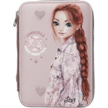 Penál Penál s výbavou a pouzdrem na suchý zip Top Model CowGirl – Lexy