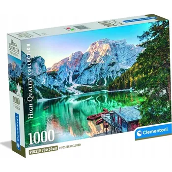 Puzzle Puzzle Clementoni 1000 dílků Emerald Lake Braies