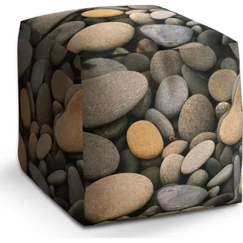 Taburet Sablio Taburet Cube Kameny: 40x40x40 cm