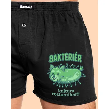 Trenýrky Bastard Bakteriér pánské trenky Black