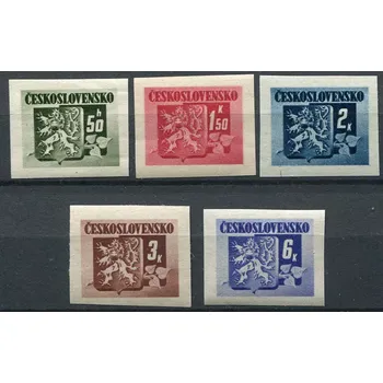 Poštovní známka Českosloveská pošta (1945) Pof. 363 - 370 A ** - Československo - Bratislavské vydaní