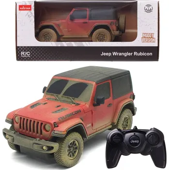 RC model auta Auto na dálkové ovládání Rastar Jeep Wrangler Rubicon RTR červený 1:24