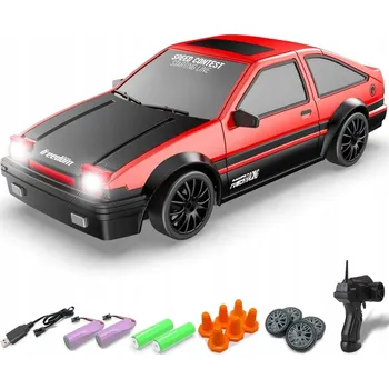 RC model auta Dálkově ovládané auto HB Toys pro drift 4WD červené 1:24