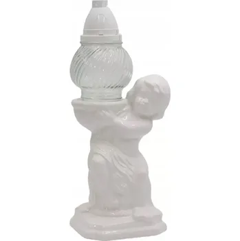 Svíčka Hřbitovní Svíčka Velký anděl A3b LC17 Biały