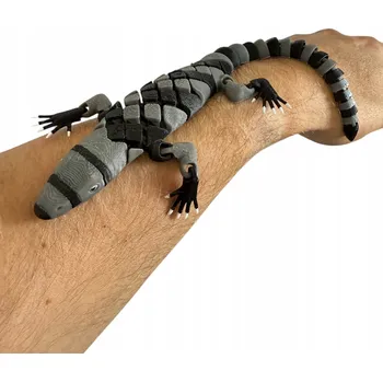 Figurka Varan 3D – segmentově kloubová, pohyblivá figurka, dárek, hračka antistresová