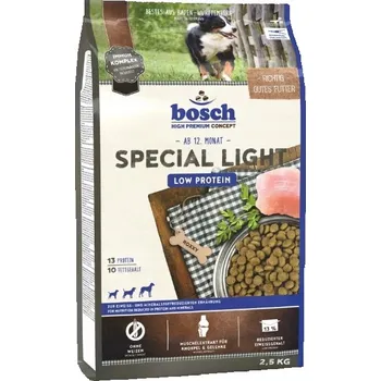 Krmivo pro psa BOSCH SPECIAL LIGHT KRMIVO PRO PSA S NADVÁHOU 2,5 KG