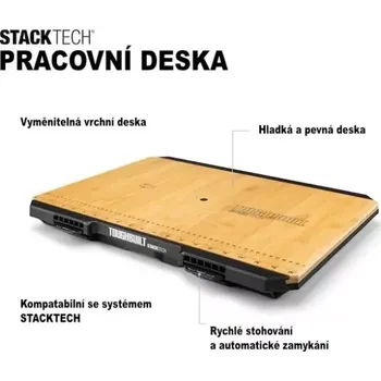 Dílenský stůl Bambusová pracovní deska, TB-B1-A-10, Toughbuilt StackTech®