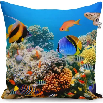 Polštář Sablio Polštář Korálový útes - 50x50 cm