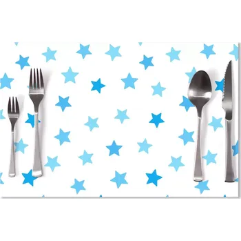 prostírání Sablio Prostírání Modré hvězdy na bílé: 40x30cm