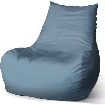 Sedací pytel Sablio Sedací vak Bean Šedě modrá - 60 x 70 x 70 cm