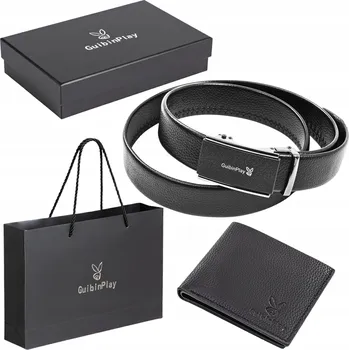 ELEGANTNÍ VÁNOČNÍ SADA PÁSEK PENĚŽENKA DÁRKOVÁ SADA PRO MUŽE DÁREK