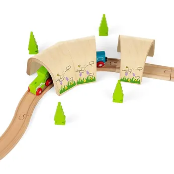 Vláček a vláčkodráha Bigjigs Toys BJT604