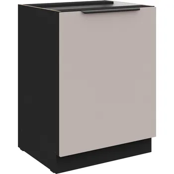 Kuchyňská linka Nábytek PEGAS s.r.o. Dolní skřínka ARONA - 60 D 1F BB, Černá mat/Kašmír