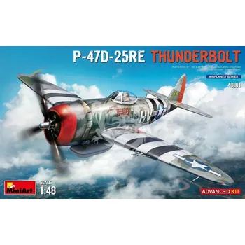 Plastikový model P-47D-25RE Thunderbolt (Advanced kit) - MiniArt 48001