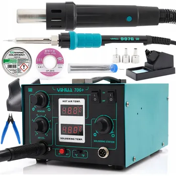 Páječka 2v1 páječka (horkovzdušná a hrotová) Yihua 640 W