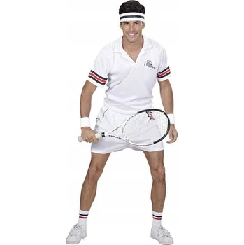 Karnevalový kostým KOSTÝM TENISTA SPORTOVEC TENIS HRÁČ XL