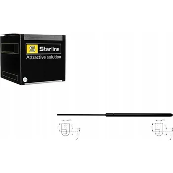 Zavěšení kol STARLINE Plynová vzpěra PRUŽINA Escort V - kufr