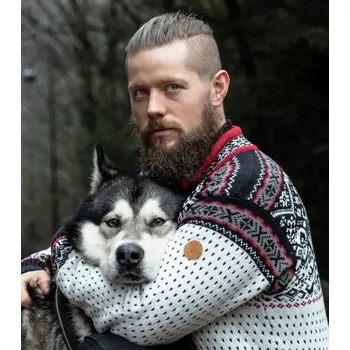 Pánský svetr NORwear Baldur bílá S