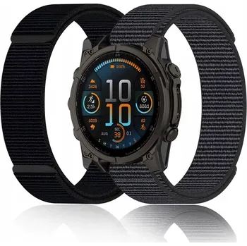 Řemínek na hodinky Nylonový Elastický Řemínek pro Garmin Fenix 8 / Solar Pouzdro 51mm