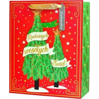 Obraz Dárková taška AUTO OKURKA S DÁRKY ZELENÁ 18x13 cm