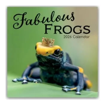 Diář Fabulous Frogs - Fabelhafte Frösche 2026 - 16-Monatskalender (EN)