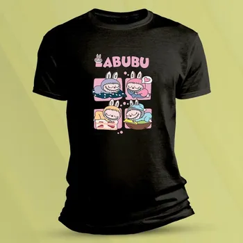 Dětské tričko s potiskem Spící Labubu Černá velikost 104 (3-4 roky)