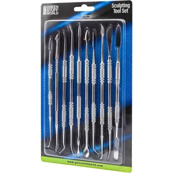 Vrták Green Stuff World Nástroje na modelování nerezová ocel 10 ks