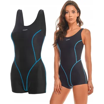 Dámské plavky Dámské plavky jednodílné s nohavičkou POLSKÝ 40 ZAGANO