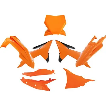 RTECH sada plastů 6 dílů KTM oranžová černá