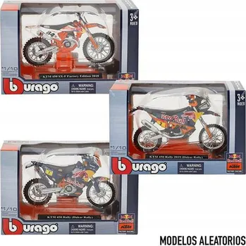 autíčko Bburago Red Bull KTM 450 SX-F 2014 Model 1:18