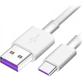Datový kabel Huawei AP71 Quick Charger USB-C Datový Kabel 5A 1m White (Bulk)