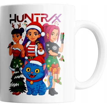 VÁNOČNÍ HRNEK KPOP DEMON HUNTERS DÁREK HUNTRX KERAMICKÉ HRNKY