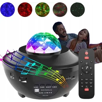 Lampička Projektorová lampička Bedee černá