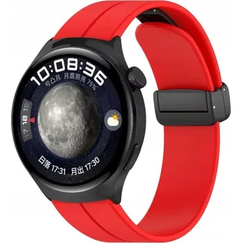 Řemínek na hodinky Řemínek e-smart24 pro Huawei 22mm červený