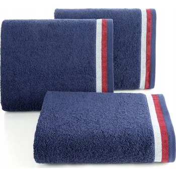Ručník RUČNÍK KOUPELNOVÝ STŘEDNÍ 1 KS NIKO (04) 50x90 CM TMAVĚ MODRÝ
