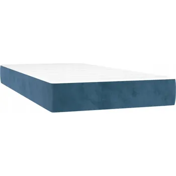 Matrace Taštičková Matrace Aksamitný 100x200x20 cm Bílo-Modrá