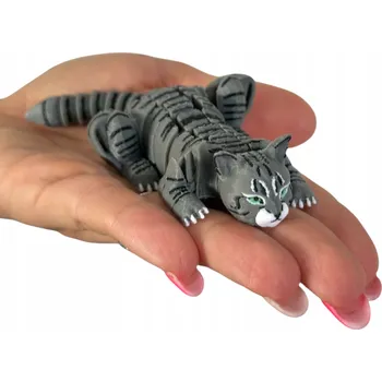 Figurka Kočka segmentová 3D pohyblivá figurka, 3D tisk, dekorativní vychytávka, dárek