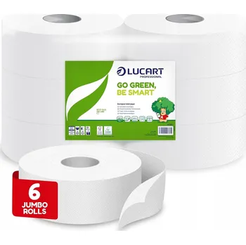 Toaletní papír Suchý toaletní papír bez vůně Lucart Professional 6 ks