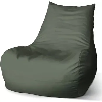 Sedací pytel Sablio Sedací vak Bean Vojenská zelená 2 - 60 x 70 x 70 cm