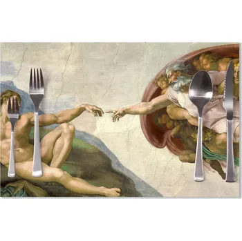 prostírání Sablio Prostírání Stvoření Adama - Michelangelo Buonarroti: 40x30cm