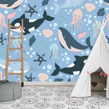 Tapeta Sablio Tapeta Dětský mořský svět - 125x75 cm